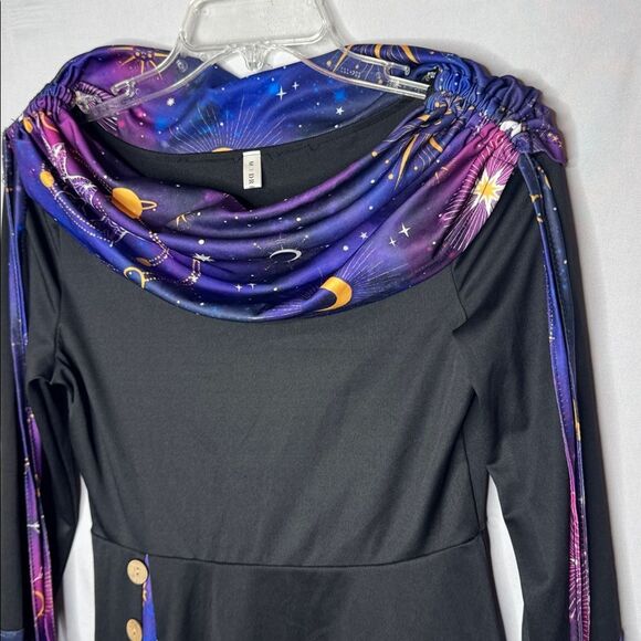 Dressfo Celestial Sun And Moon Dress. Size 6. - Picture 3 of 11